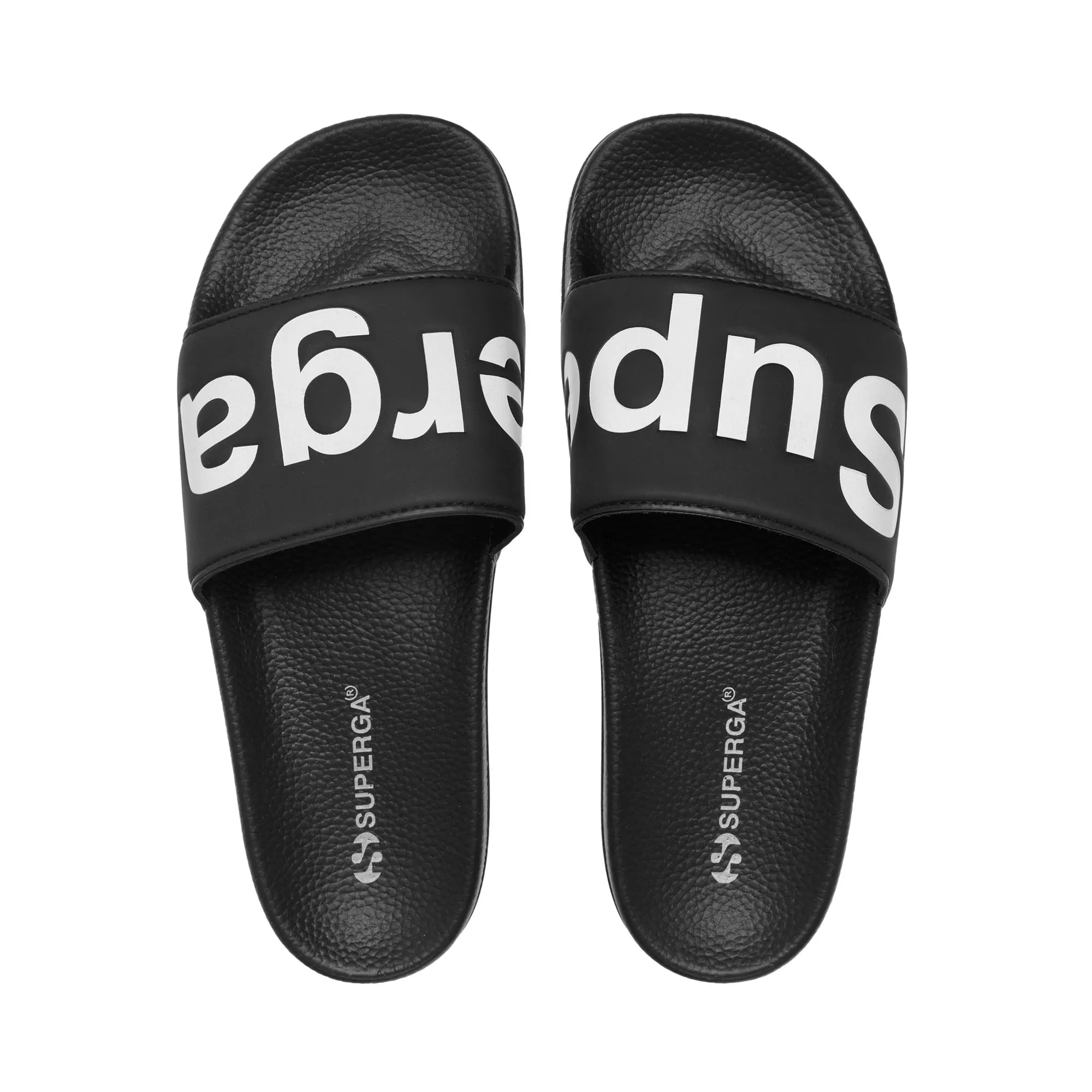 1908 SLIDES POLYSOFT - Slippers - SLIDE - Unisex - BLACK-WHITE