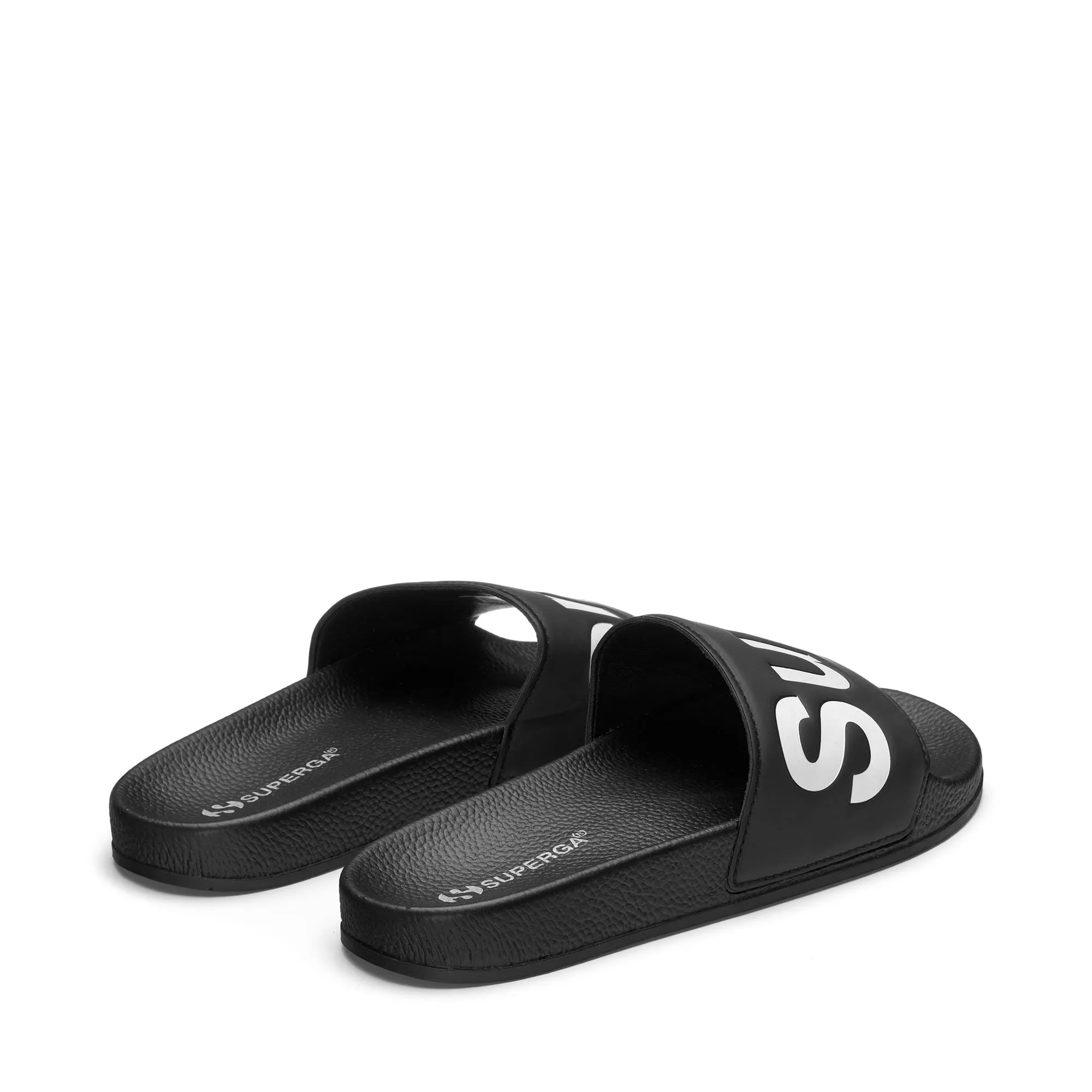 1908 SLIDES POLYSOFT - Slippers - SLIDE - Unisex - BLACK-WHITE