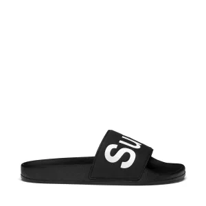 1908 SLIDES POLYSOFT - Slippers - SLIDE - Unisex - BLACK-WHITE