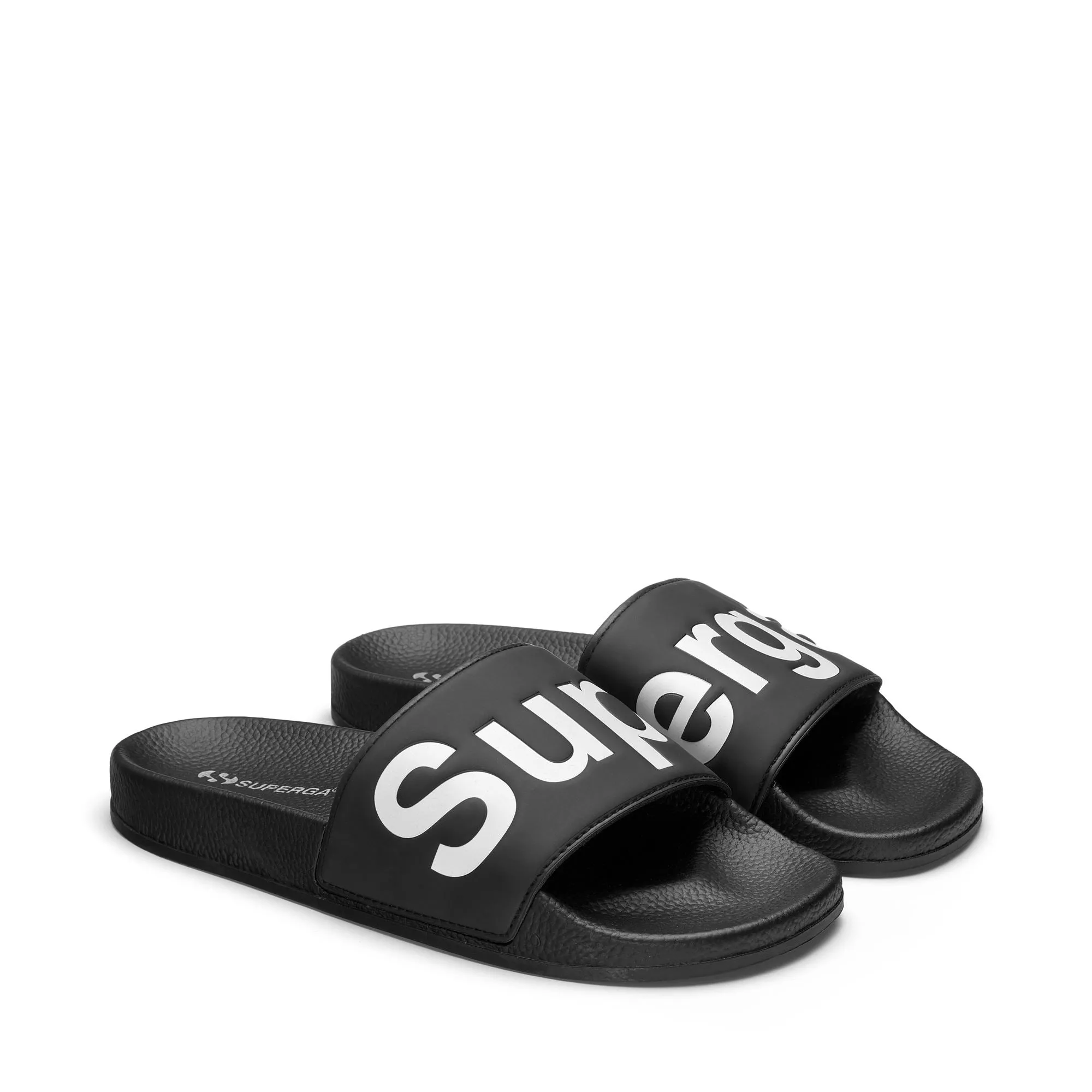 1908 SLIDES POLYSOFT - Slippers - SLIDE - Unisex - BLACK-WHITE