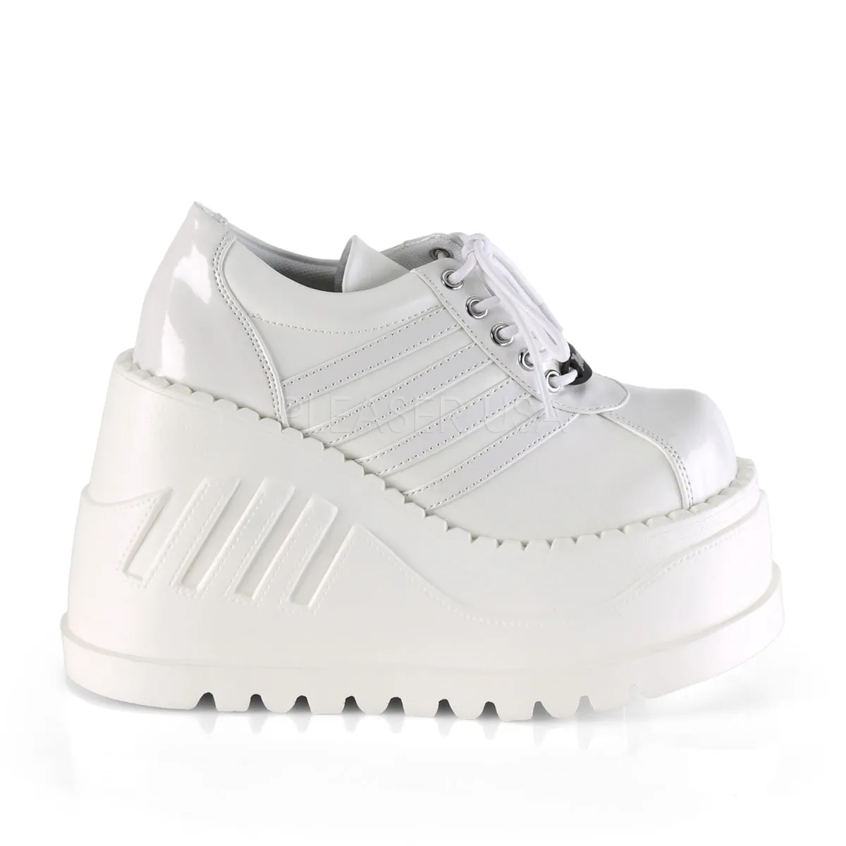 4 Inch Heel STOMP-08 White