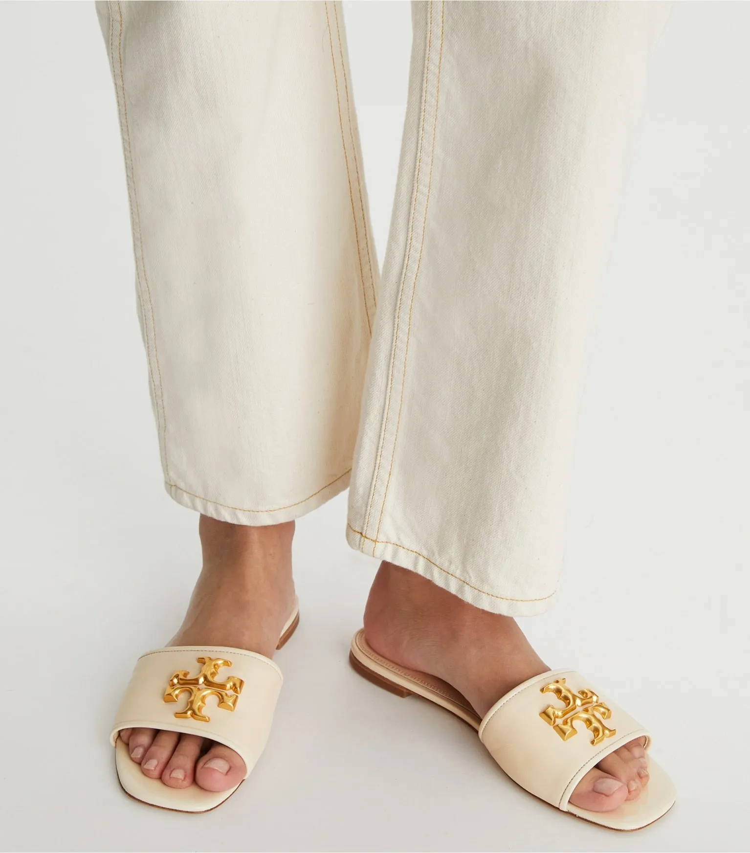 88744 122N T.B NEW CREAM WOMEN SANDAL