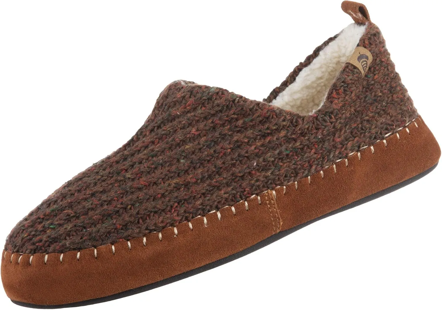 Acorn Men's Camden Recycled Moccasin Slippers with Berber Lining