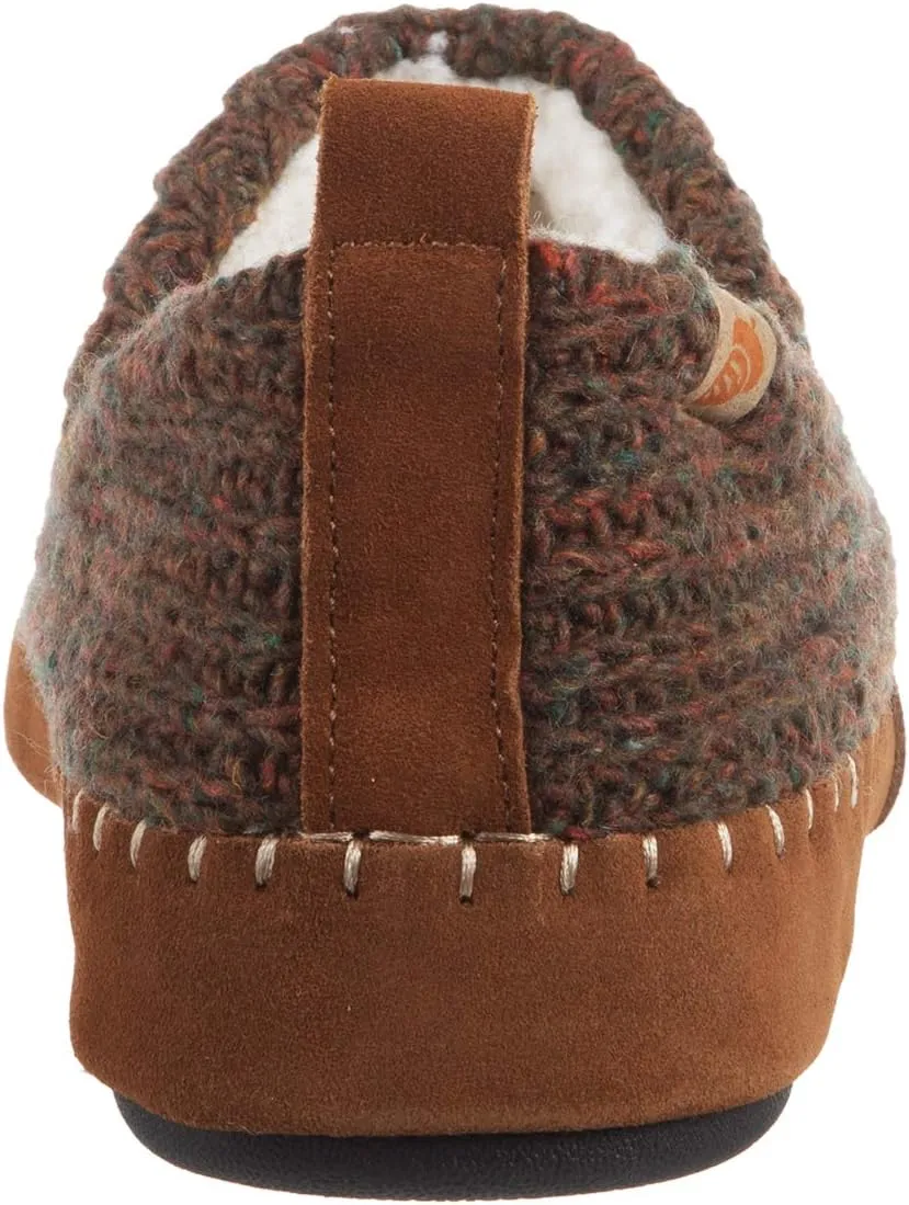 Acorn Women's Camden Recycled Moccasin Slippers with Berber lining