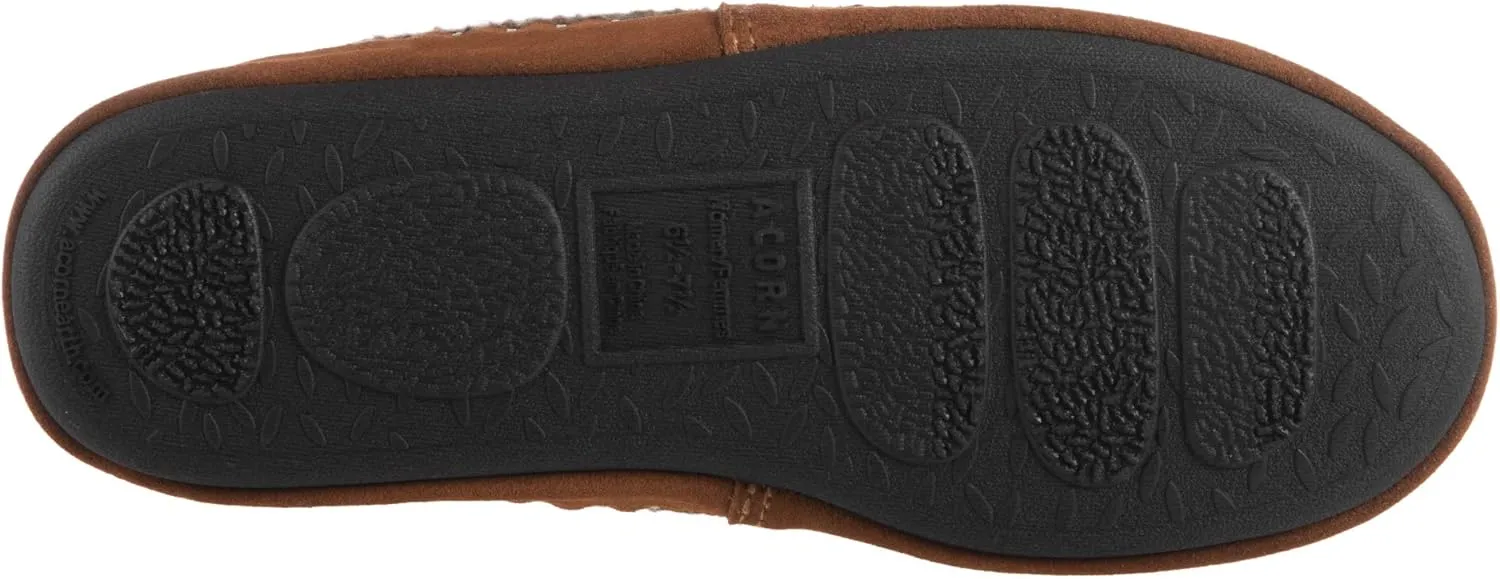 Acorn Women's Camden Recycled Moccasin Slippers with Berber lining