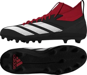 adidas Men's Adizero Impact.2 American Football Sneaker, Black/White/Team Power Red, 10