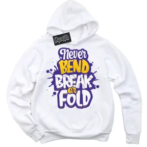 Air Force 1 QS Kobe Lakers Home Sneaker Hoodie Never Bend Break Or Fold Graphic