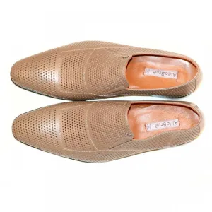 Aldo Brue 416 Perforated Cap Toe Loafer Taupe