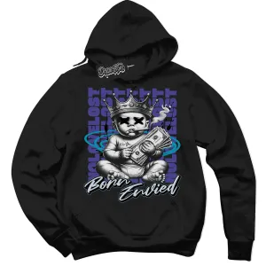Aqua 6s Sneaker Hoodie Born Envied Graphic