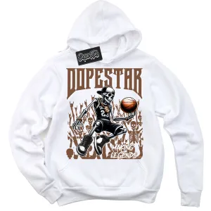 Archaeo Brown White 1s Sneaker Hoodie Making Legends Graphic