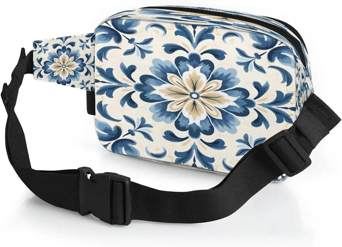Art Abstract Pattern Fanny Packs for Women Men Waterproof Waist Bag with Adjustable Strap Belt Bag for Travel Running Hiking