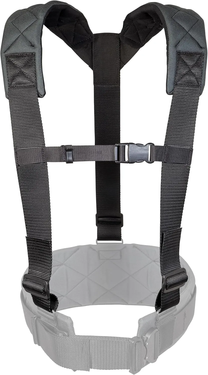 Badger Occidental Leather 420010 Suspenders - Gunmetal