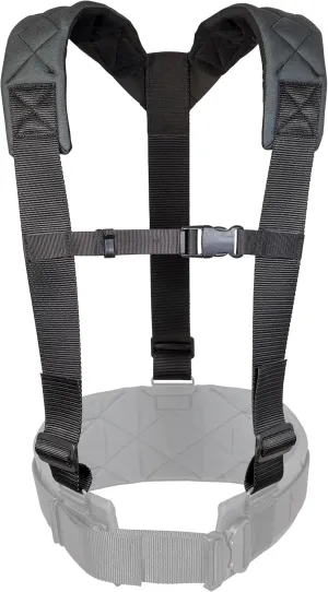 Badger Occidental Leather 420010 Suspenders - Gunmetal