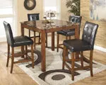 Bar Premium customer care Counter Theo Table Room 5 Dining Height and Set Satisfaction guaranteed Stools of