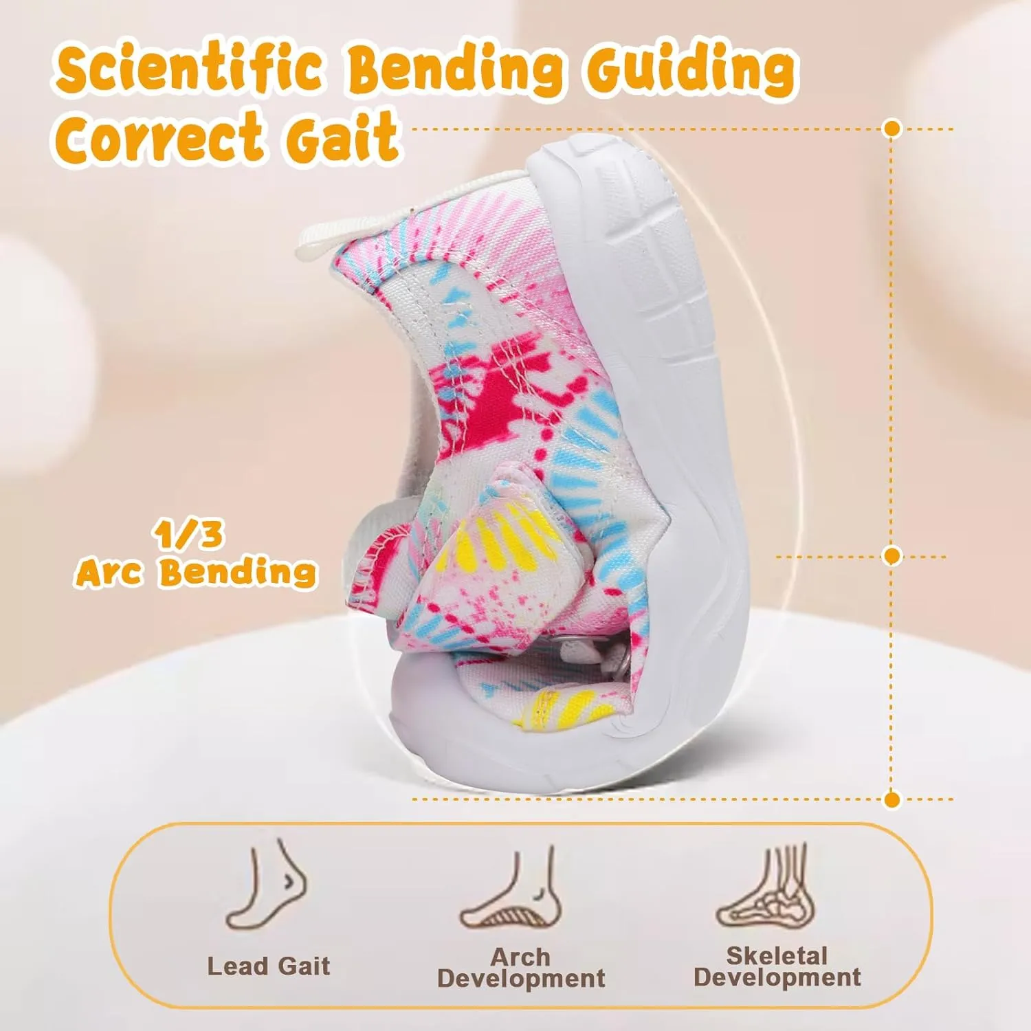 BARERUN Kids Canvas Shoes Running Shoes for Girls Boys Wide Toe Box Barefoot Toddler Sneakers Girls Boys School Shoes Non-Slip Toddler Tennis Shoes