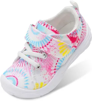 BARERUN Kids Canvas Shoes Running Shoes for Girls Boys Wide Toe Box Barefoot Toddler Sneakers Girls Boys School Shoes Non-Slip Toddler Tennis Shoes