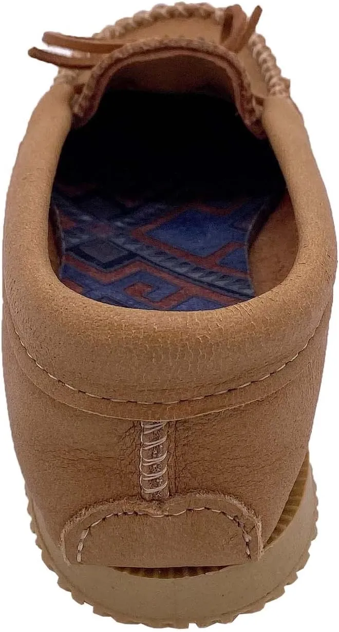 Bastien Industries Women's Moose Hide Leather Beaded Moccasin Shoes