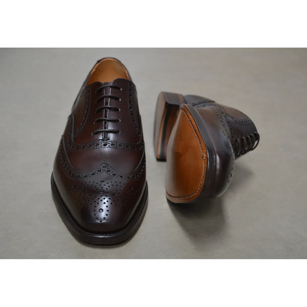 Berwick 1707 Oxford Brogue (5215) Dark Brown