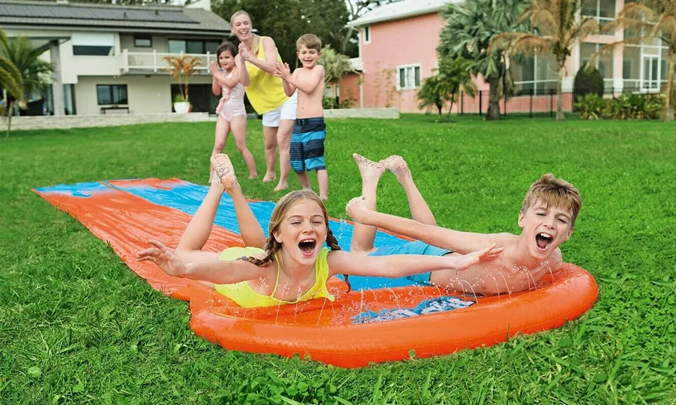 Best way H20go! Double water Slide: