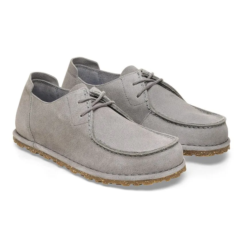 'Birkenstock' Men's Utti Lace Moccasin - Whale Grey