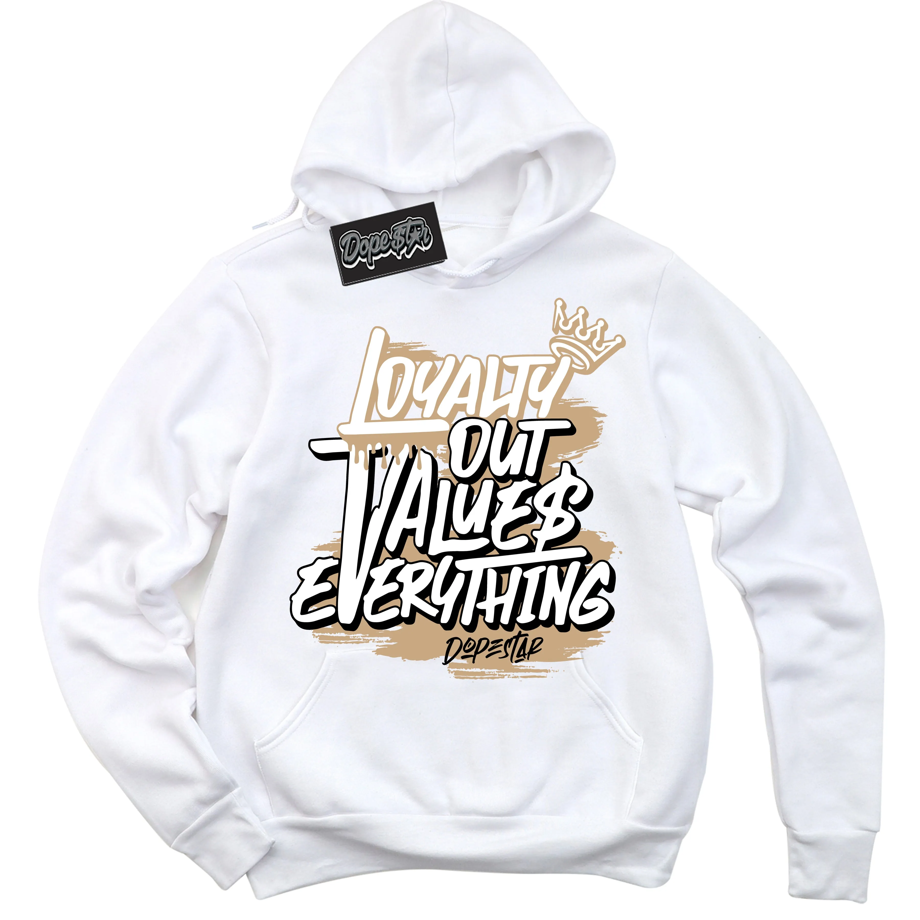 Black Anthracite Sesame Dunk Sneaker Hoodie Loyalty Out Values Everything Graphic