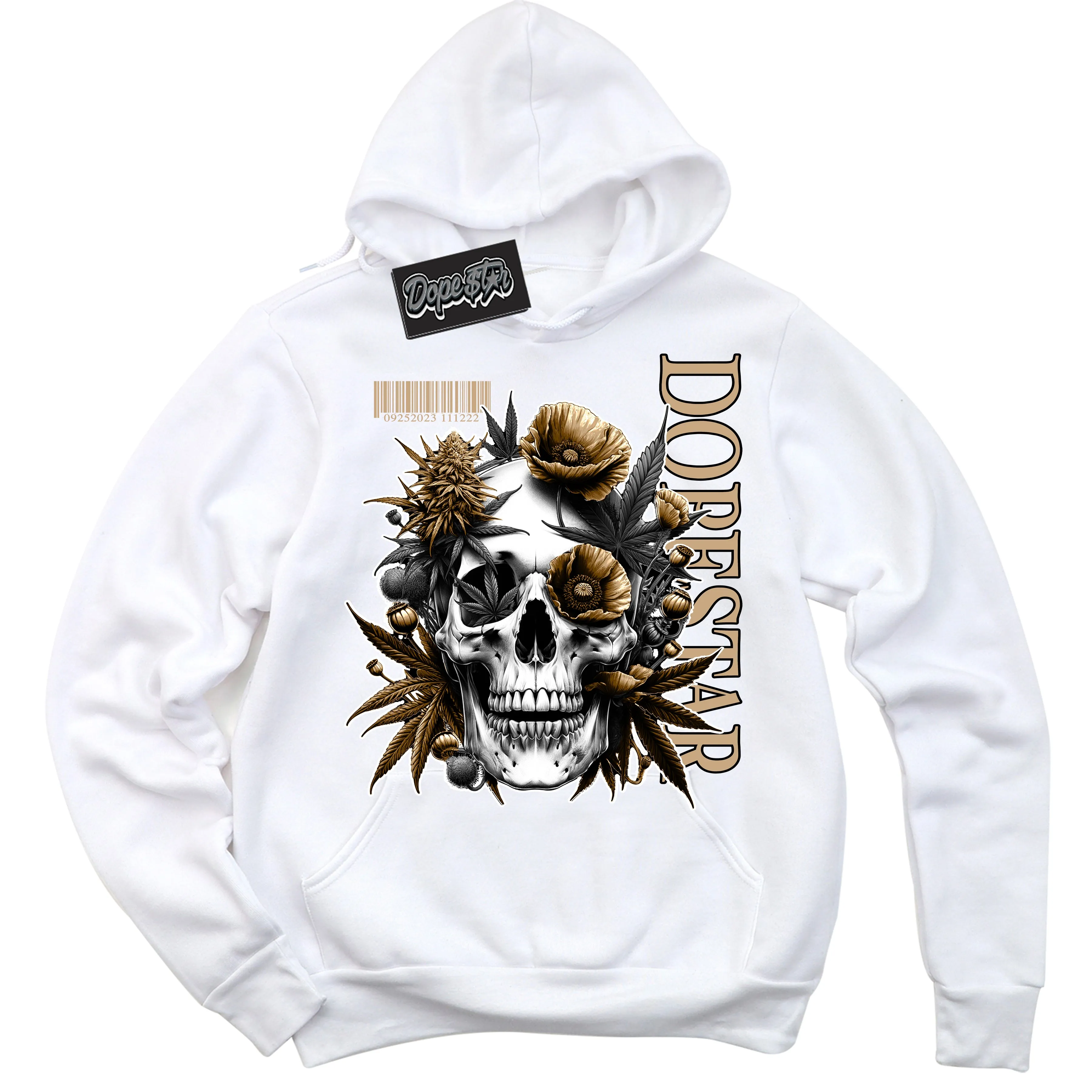 Black Anthracite Sesame Dunk Sneaker Hoodie Skull Poppies Graphic