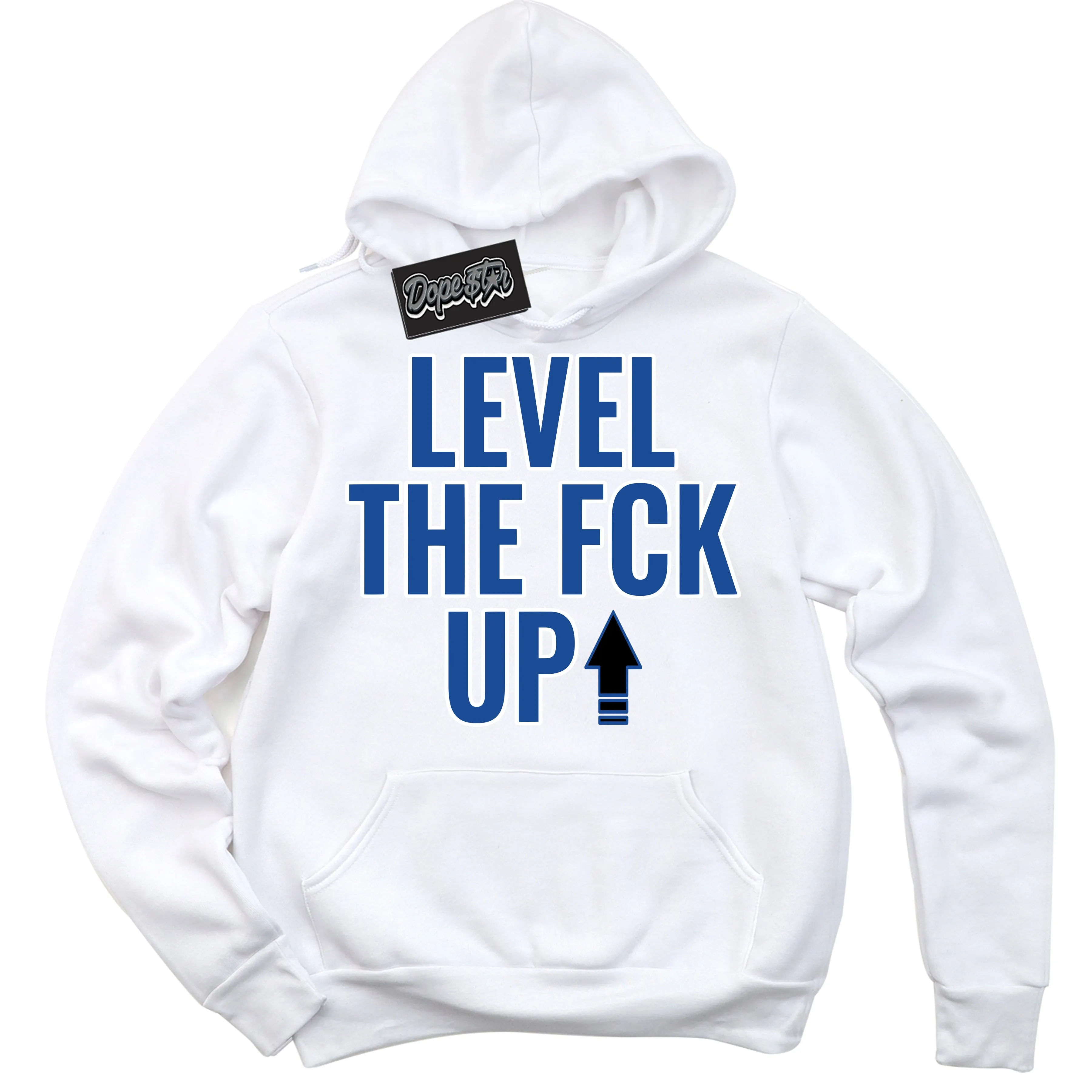 Blueberry 12s Sneaker Hoodie Level The Fck Up Graphic