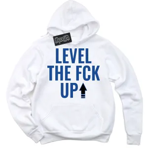 Blueberry 12s Sneaker Hoodie Level The Fck Up Graphic