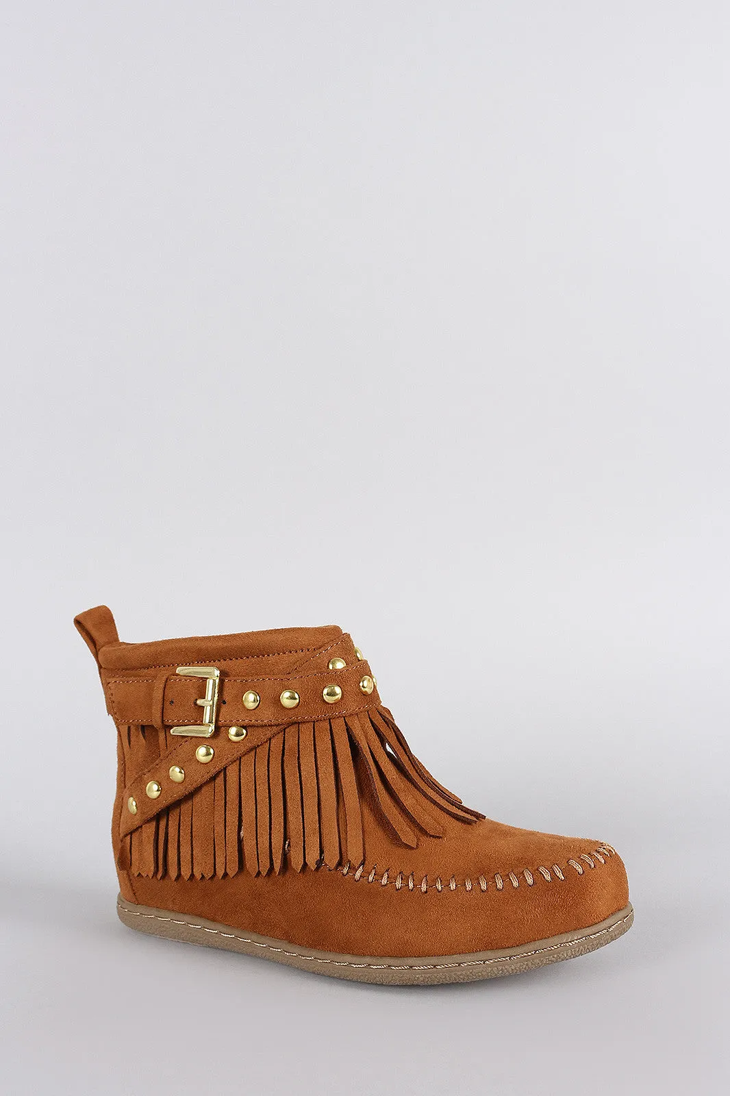 Booties Cuff Soda Western Fringe Moccasin Big savings event Verified secure