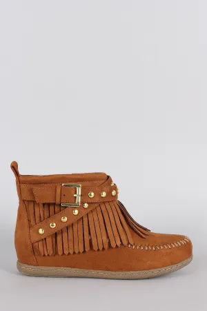 Booties Cuff Soda Western Fringe Moccasin Big savings event Verified secure