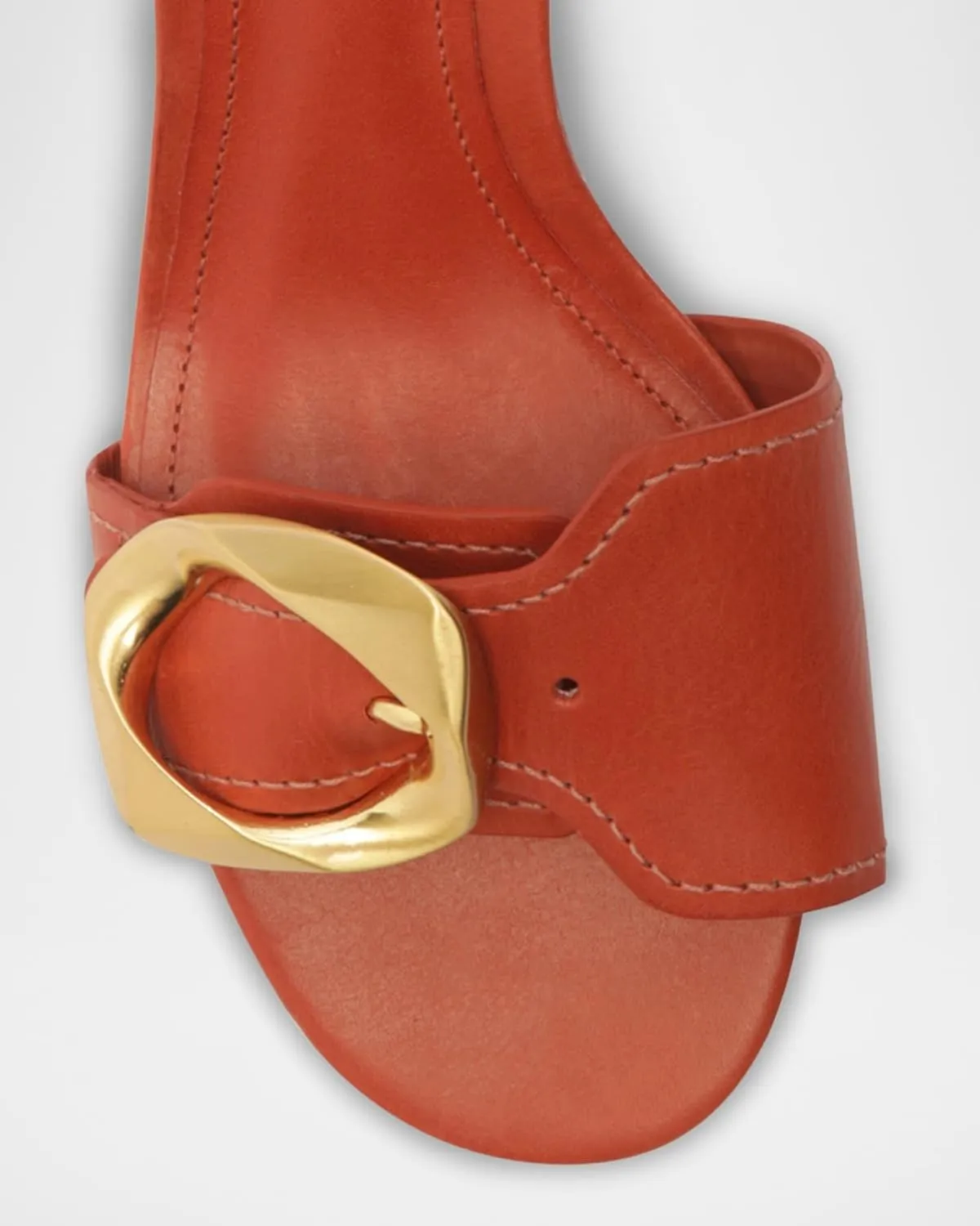 Buckle Slide Heeled Sandals for Women with 2.25 Inch Stiletto Heel