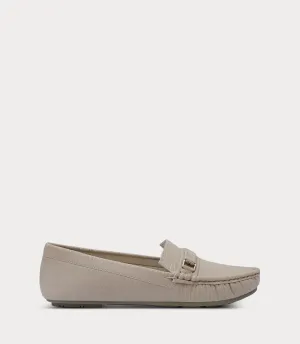 BW10262-BEIGE-Women Moccasin