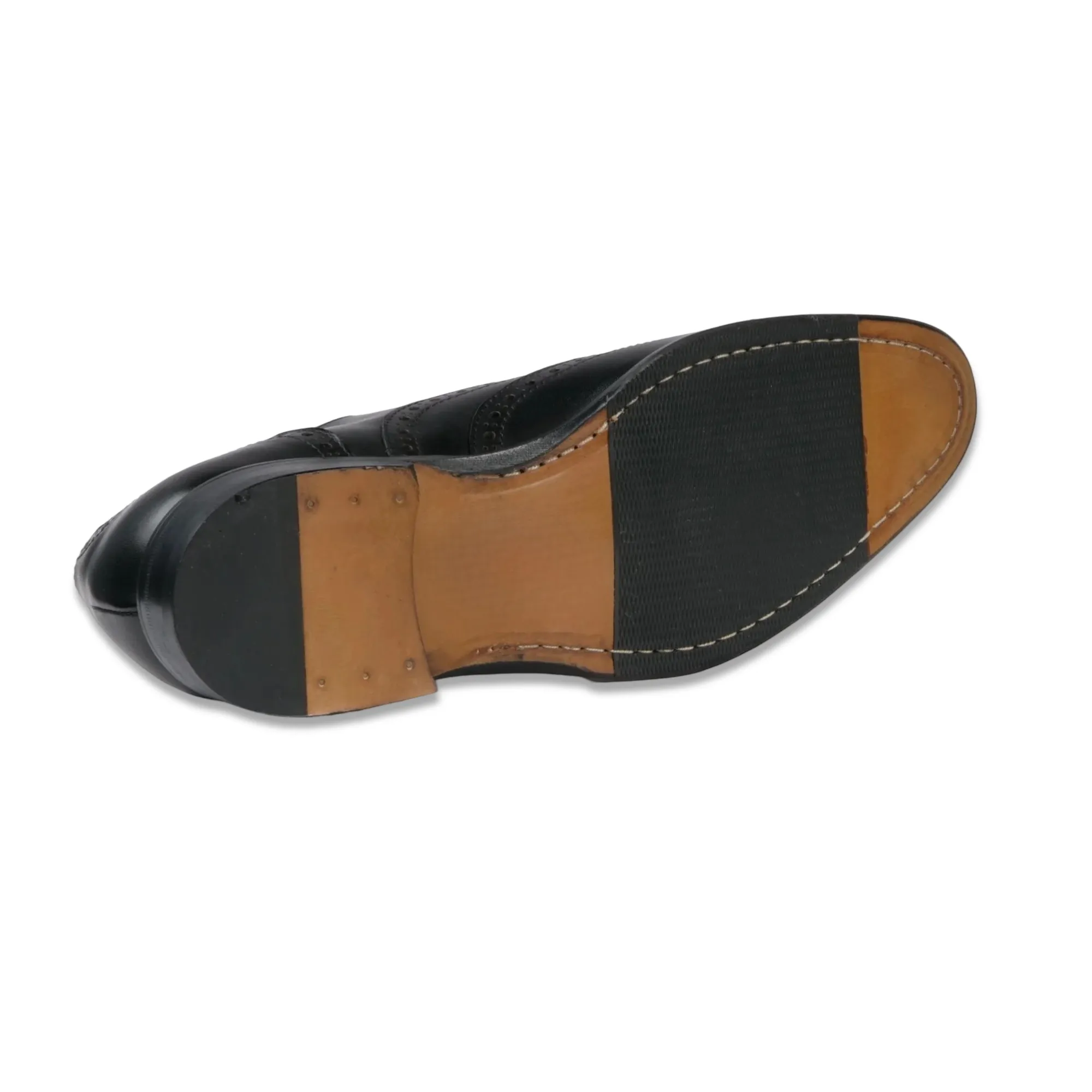 Cambridge Wingtip Oxford Brogue – Black
