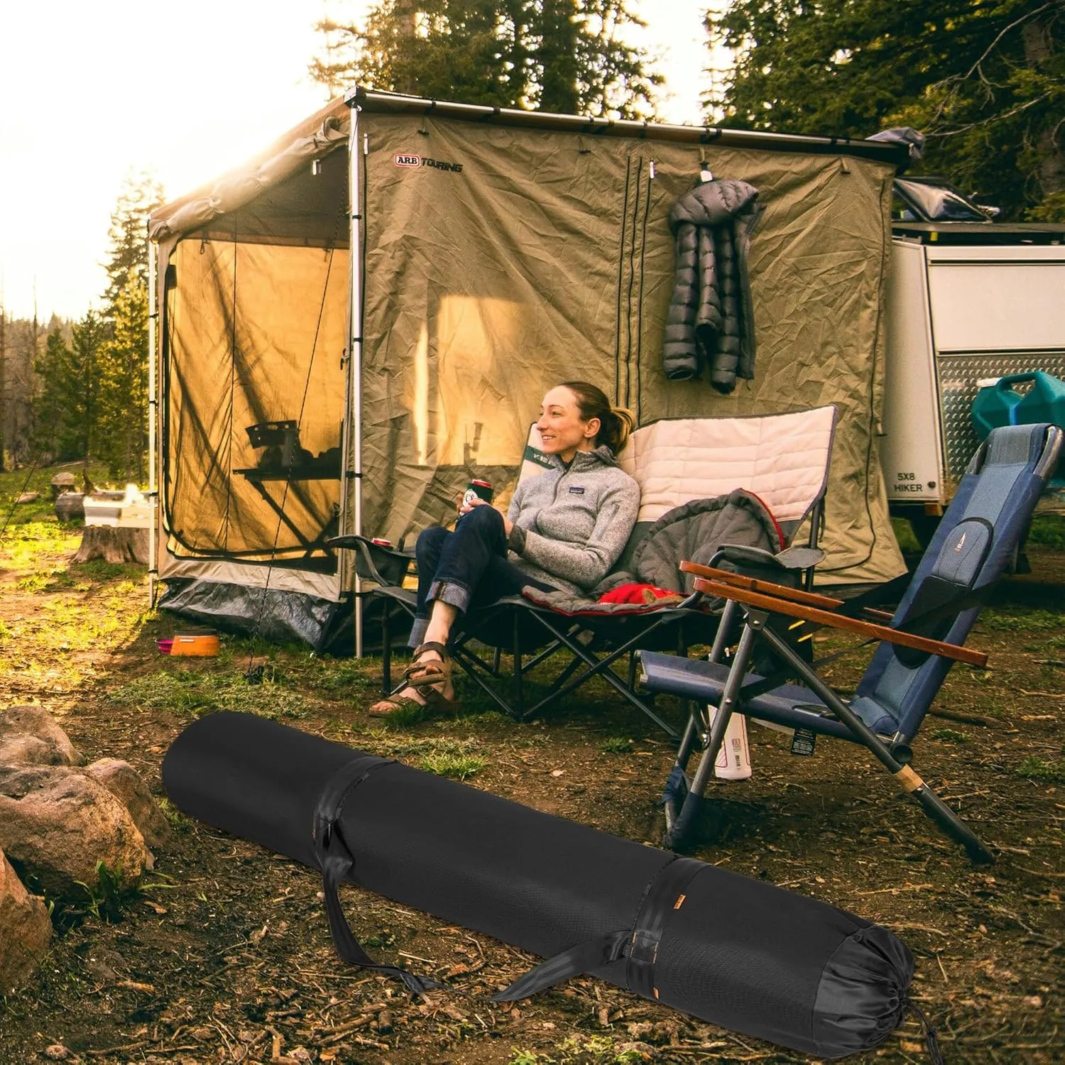 Camp Chair Replacement Bag Outdoor Folding Chair Carrying Bag with Shoulder Strap Heavy Duty Chair Bag