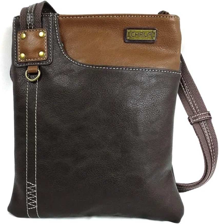 CHALA SWING Pack Small Cross-Body Purse with Metal Mini Keychain