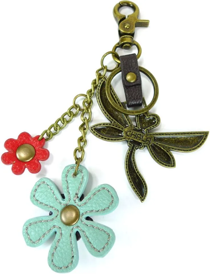 CHALA SWING Pack Small Cross-Body Purse with Metal Mini Keychain