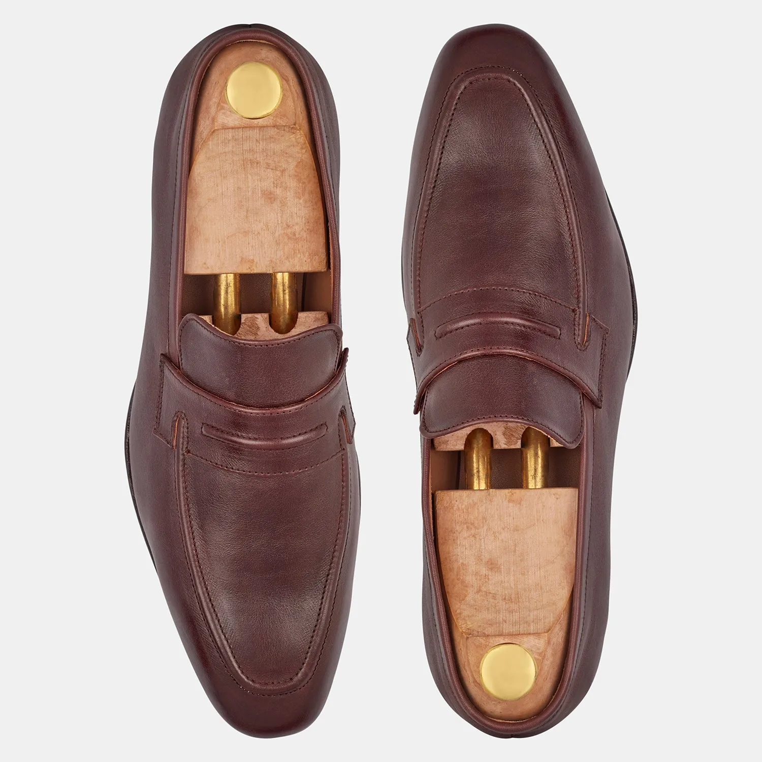 Chocolate Brown Gior Loafers