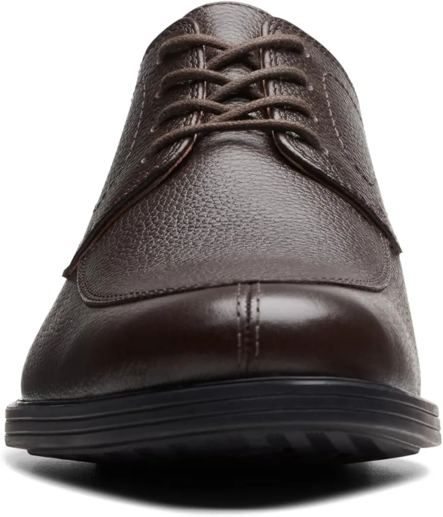 Clarks Mens Lace Up Leather Oxfords
