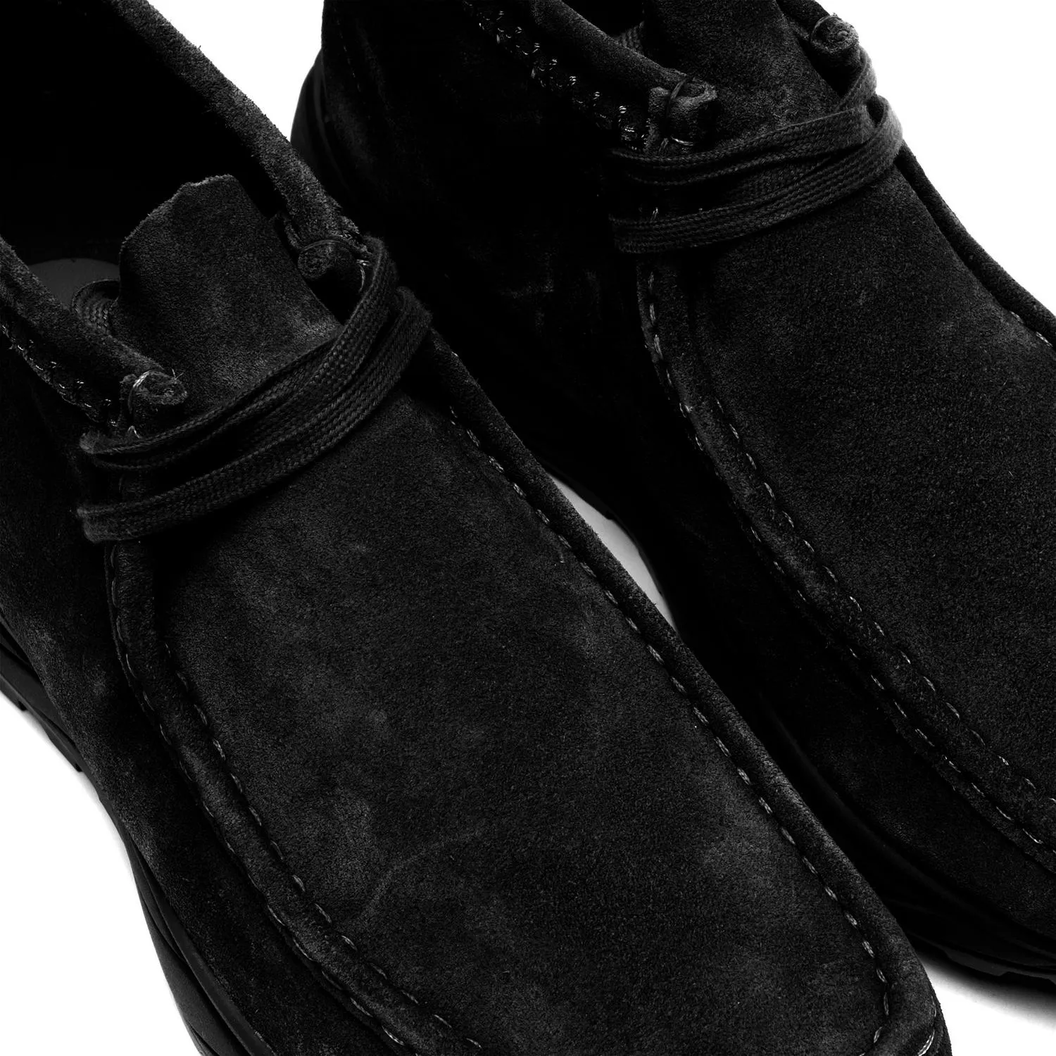 Clarks WALLABEE EDEN Black Suede 26179150 Sneaker Shoe Trainer