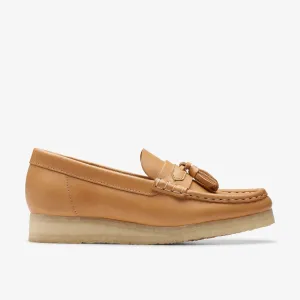 Clarks Women's Wallabee Loafer Mid Tan Leather 26176560