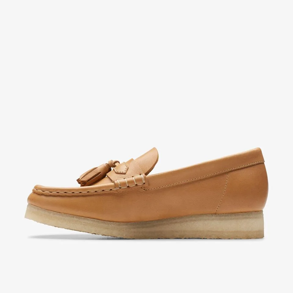 Clarks Women's Wallabee Loafer Mid Tan Leather 26176560