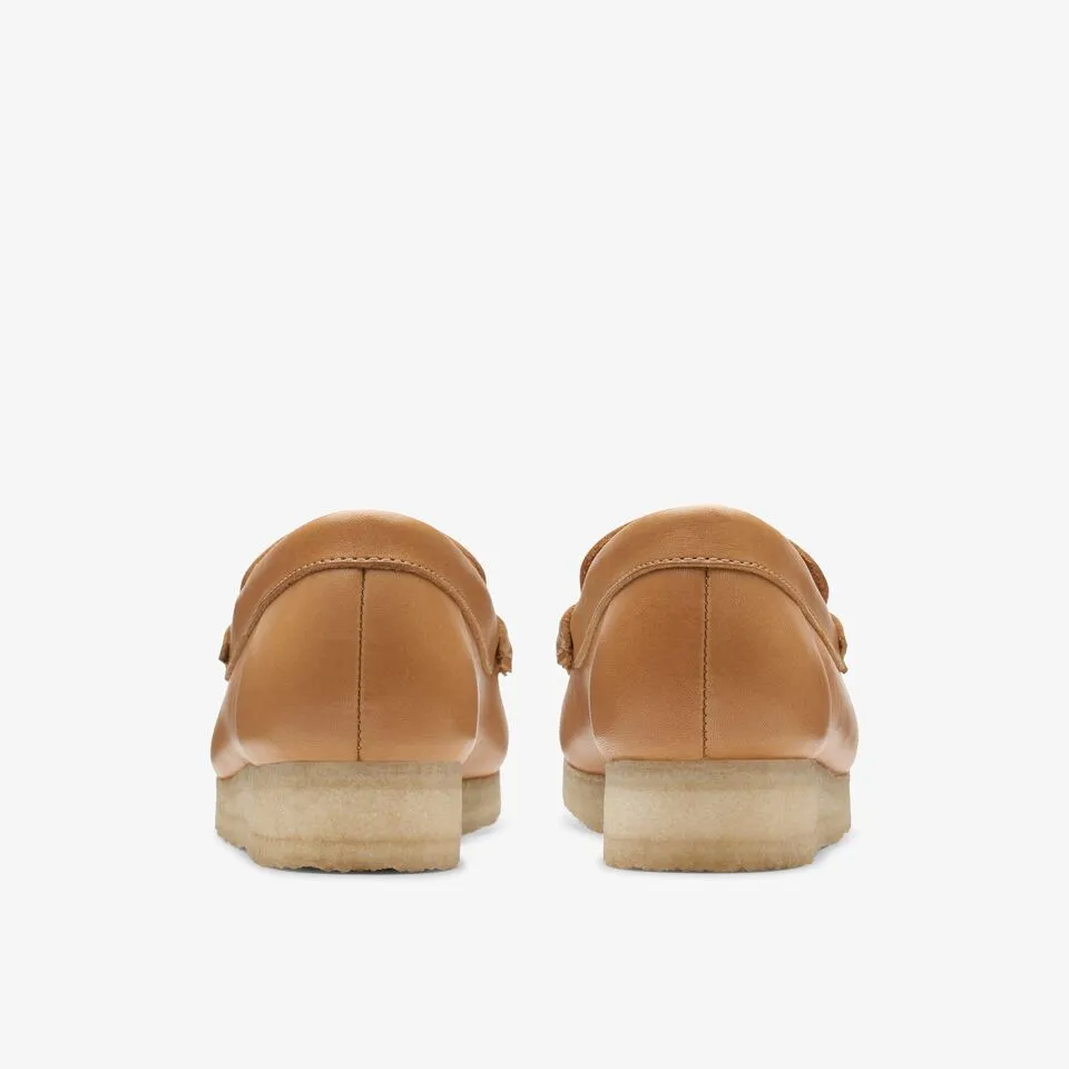 Clarks Women's Wallabee Loafer Mid Tan Leather 26176560