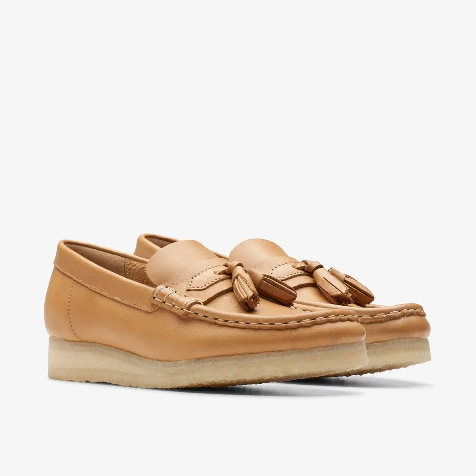 Clarks Women's Wallabee Loafer Mid Tan Leather 26176560