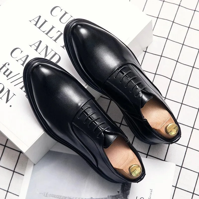 Classic Lace-Up Oxford Shoes-16526