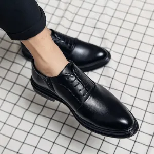 Classic Lace-Up Oxford Shoes-16526