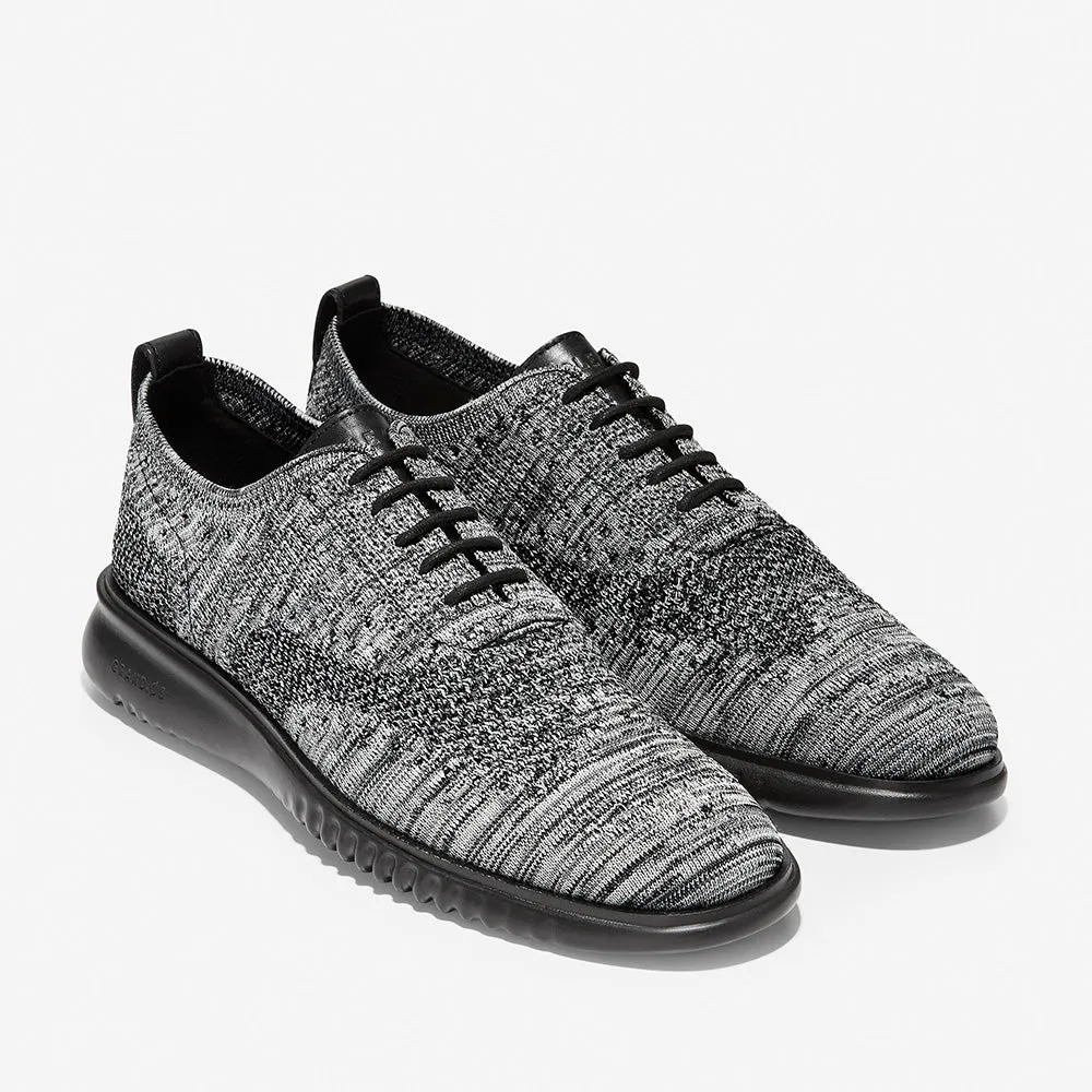 Cole Haan 2.ZERØGRAND Stitchlite Oxford Black/Grey Knit/Black