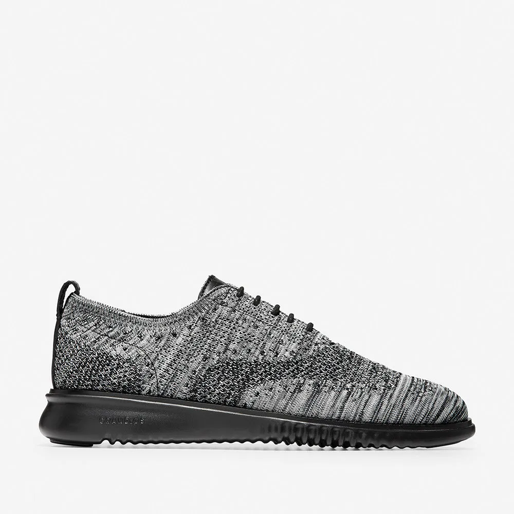 Cole Haan 2.ZERØGRAND Stitchlite Oxford Black/Grey Knit/Black
