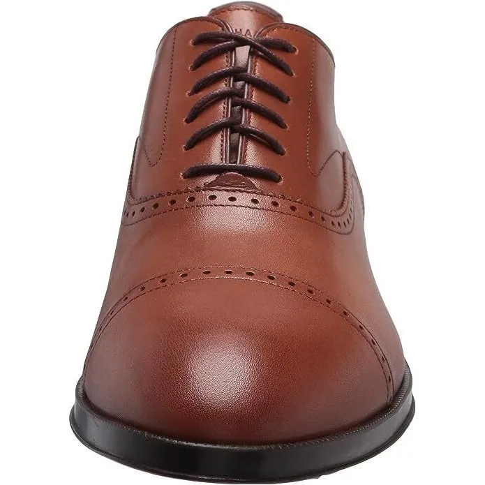 Cole Haan Men's Dawson Grand 360 WP Cap Toe Oxford British Tan Wp C33326
