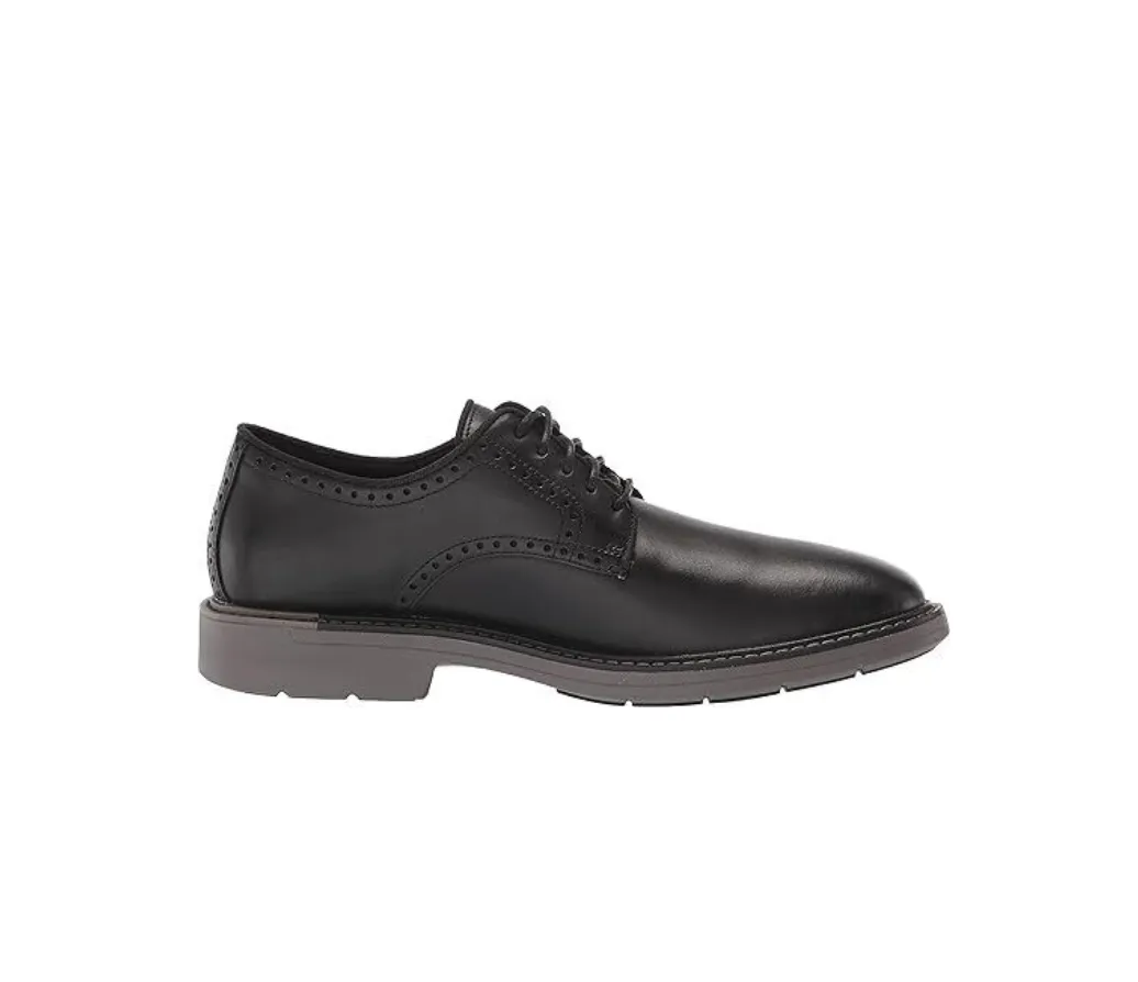 Cole Haan Men's Go-to Plain Toe Oxford Black Gray Midsole Leather C34123