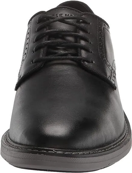 Cole Haan Men's Go-to Plain Toe Oxford Black Gray Midsole Leather C34123